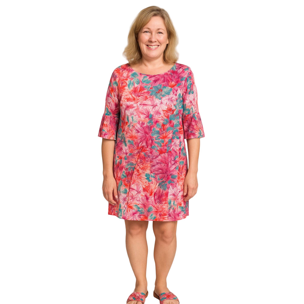 Alexandra + Oak Floral Print Sheath Dress Sz Large